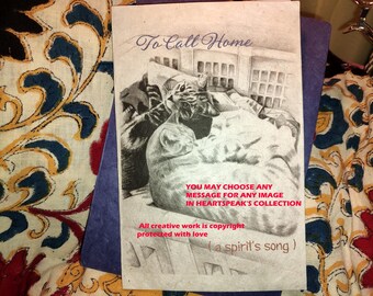 to call home.....  storybook/personalize/ Family /sentimental cards/unique empathy condolence cards pet poem