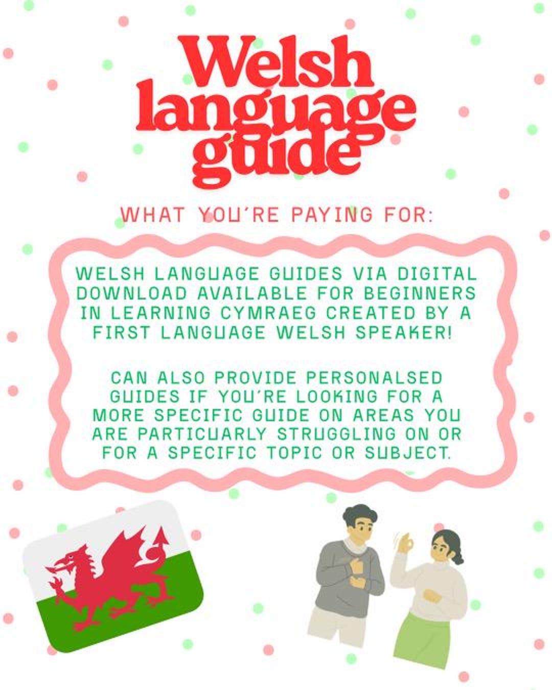 Welsh Language Learning Guide - Etsy