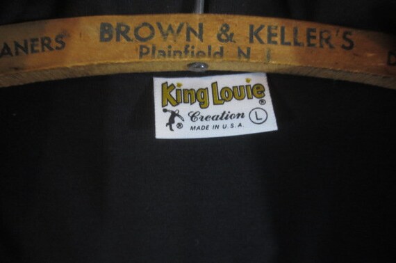 Chemise Vintage King Louie Bowling - Patch Pepsi Oklahoma YBA Robby - Années 70 Taille 12