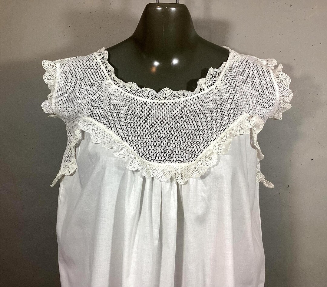 Vintage Top+Embroidered Slip Dress