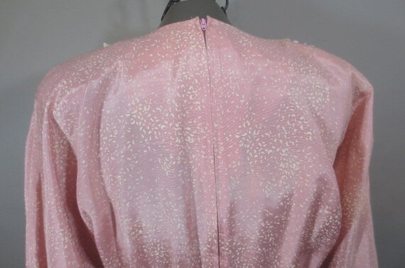 Vintage 1980's NINA PICCALINO, Dress, Pink With W… - image 6