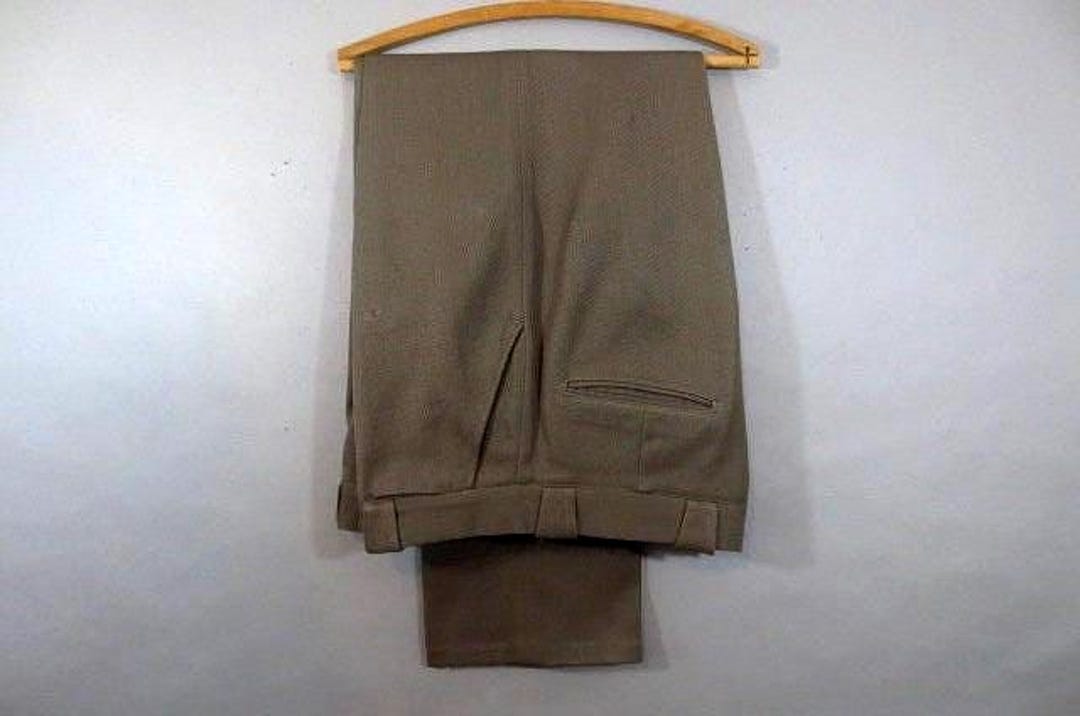 パンツ 40s 50s euro Whipcord Trousers Sale***1940-50's Whipcord Trousers, SKYLINE Seattle USA, 100