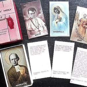 Don Celender, década de 1970, HOLY HOLY Art CARDS, selección navideña surtida de lujo, galería O K Harris, conjunto en caja, artistas reconocidos