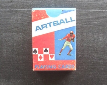 1971 Artball Playing Cards, Don Celender Artist, Vintage NYC Art, O.K. Harris Gallery