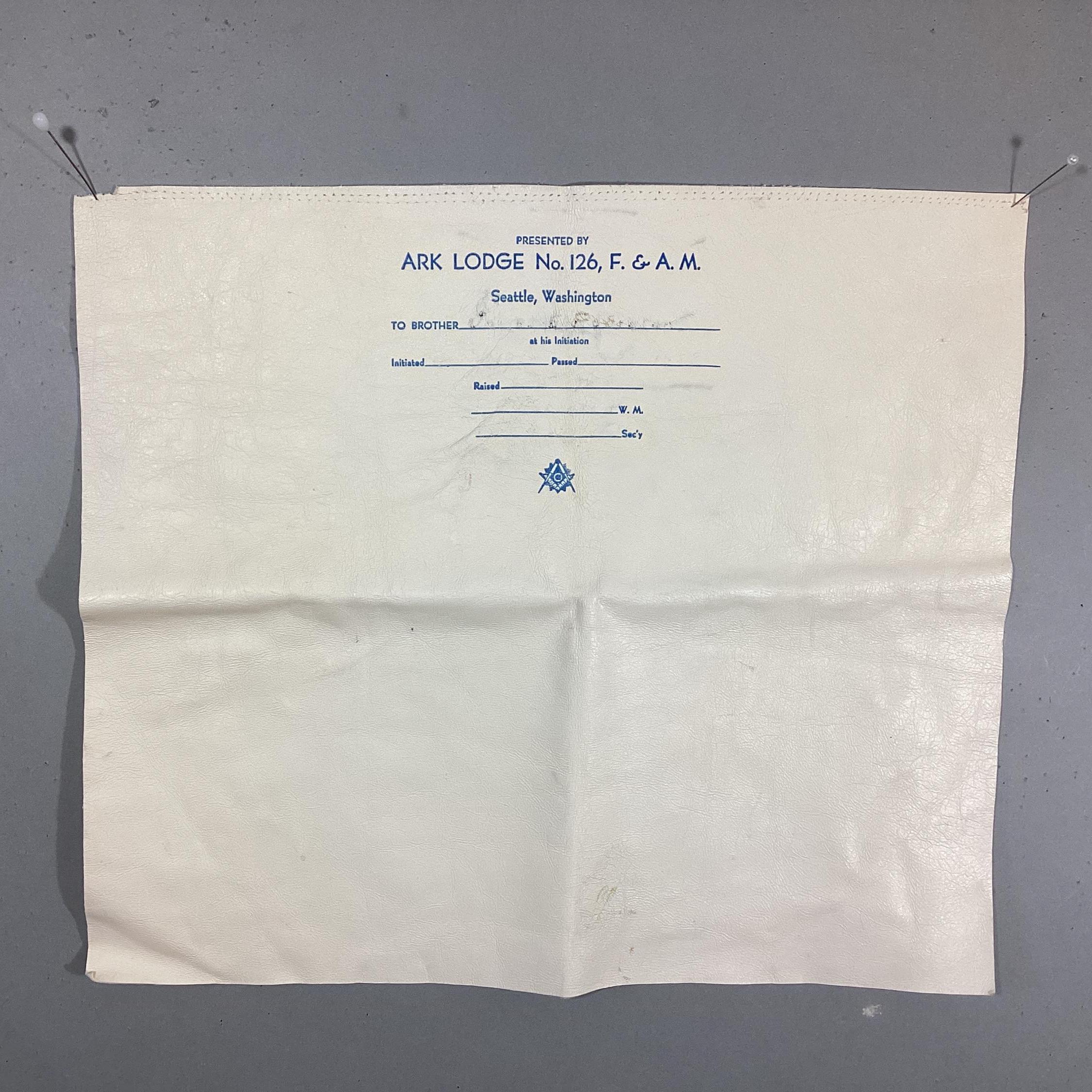 Vintage Masonic Apron - Etsy
