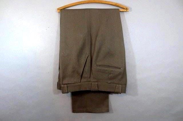 1940-50's Whipcord Trousers, SKYLINE Seattle USA, Men's Pants, 100
