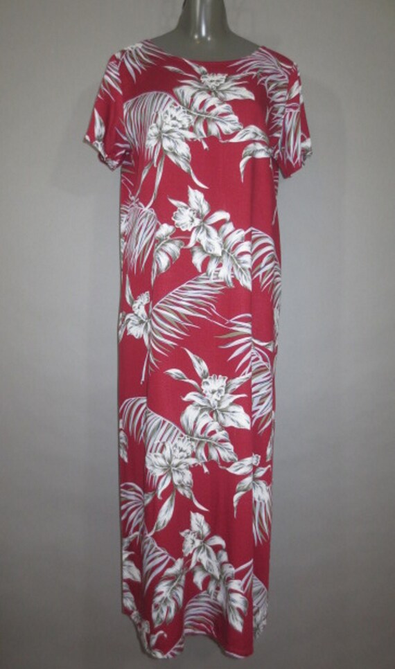 Vintage 1970's Hawaiian Rayon Shift, HAWAIIAN RESE