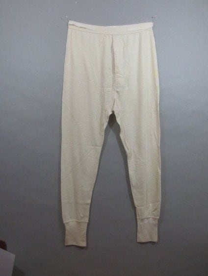 50s Vintage Military Winter Drawers Army Long Johns Military