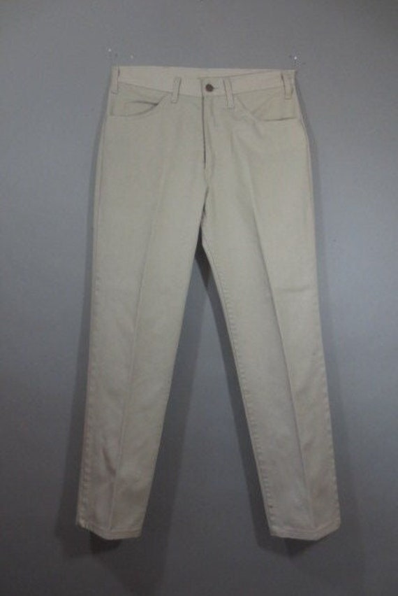 Vintage 1960's Big E LEVI'S, Sta-Prest Pants, Blac