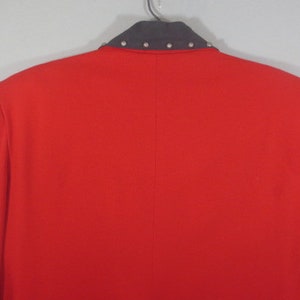 Western Jacket, SADDLE RIDGE, Vintage Collection, Silver Metal Studs and Button, Rayon Wool Blend, Med. image 5