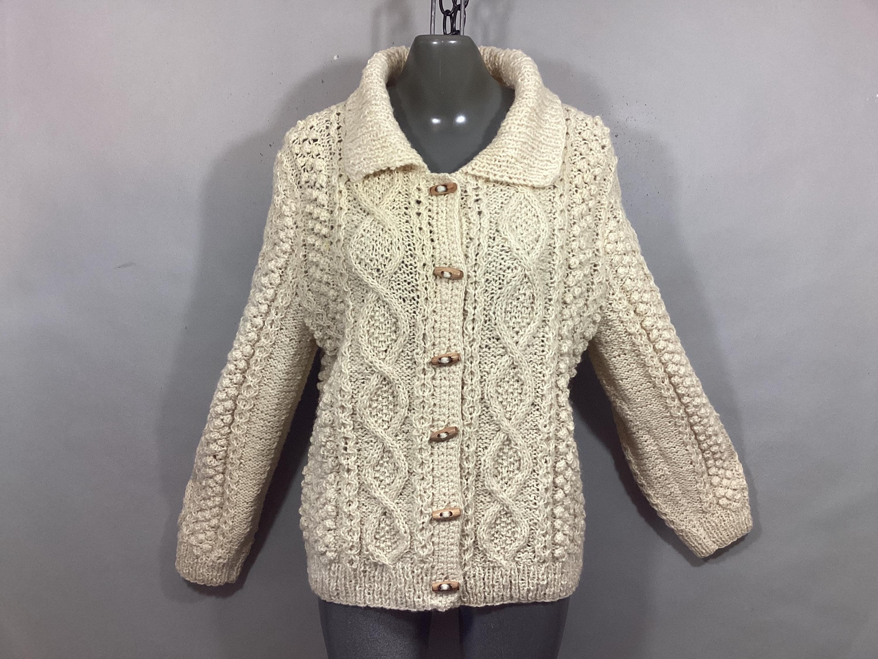 Toggle Knit Cardigan Women - Etsy