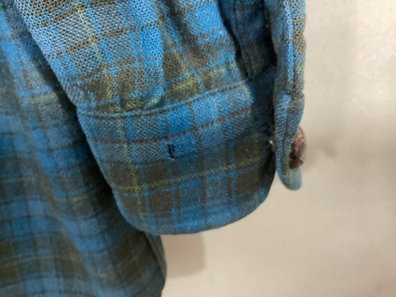 Vintage 1960's PENDLETON Jacket, Three Leather Bu… - image 6