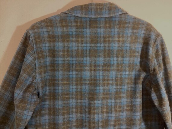 Vintage 1960's PENDLETON Jacket, Three Leather Bu… - image 5