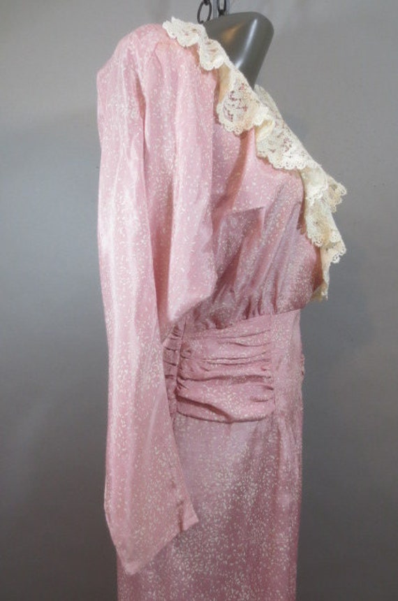 Vintage 1980's NINA PICCALINO, Dress, Pink With W… - image 4