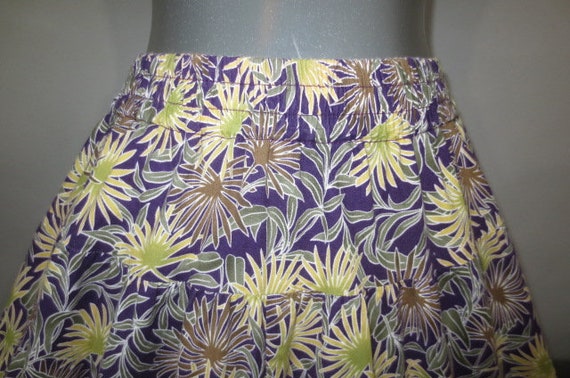 1980's Full Skirt, Hippie Tiered Skirt, Peasant S… - image 3