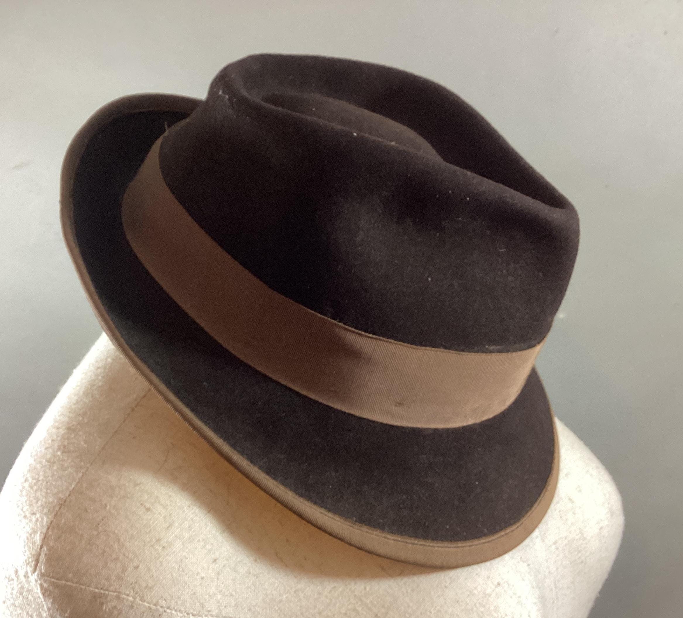 Vintage Distressed Fedora Hat - Etsy display picture 3