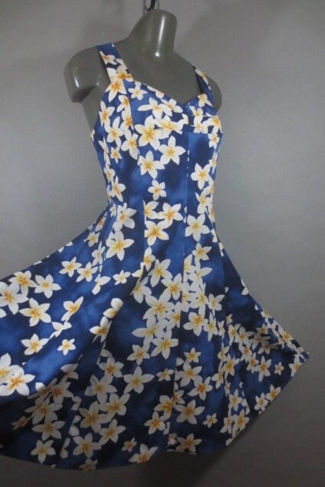 玄関先迄納品 Dress, Sun Hawaiian 1980's Vintage ROYAL in Made CREATIONS, フラダンス
