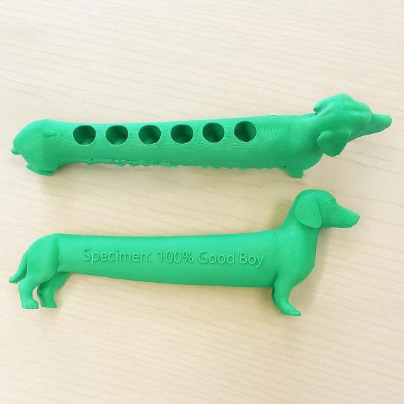 Dog Test Tube Holder Bundle | Cute Dachshund Lab Décor | Custom 3D