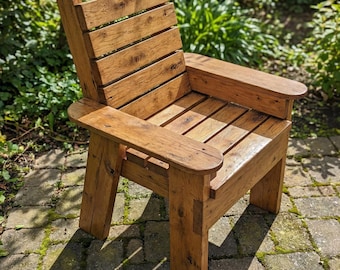 DIY Outdoor Chair Plans PDF | Beginner Woodworking Patio Chair | Garden Chair Build Plans | Instant Download | Patio Chair Plan
