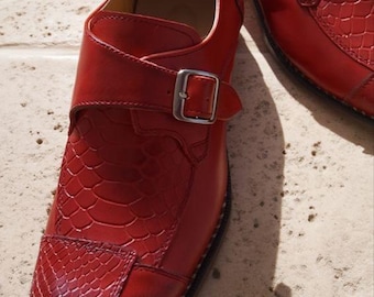 Scarpe vintage da uomo, in vera pelle (taglia 40)