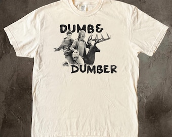 Vintage Dumb And Dumber Shirt, Retro 90s Comedy Movie Graphic Tee, Jim Carrey Jeff Daniels Tee, Classic Movie T-Shirt, Gift for Movie Lover