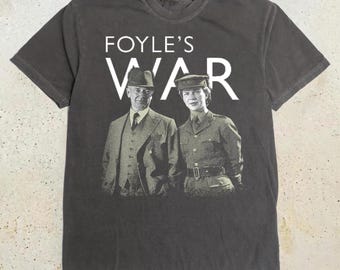 Vintage Foyle's War Shirt, Retro British TV Show Graphic Tee, Michael Kitchen T-Shirt, Detective Christopher Foyle Movie Top