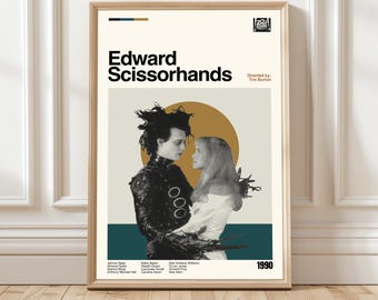 シザーハンズ 1990 ティム・バートン 日本映画チラシ B5 - Etsy 日本