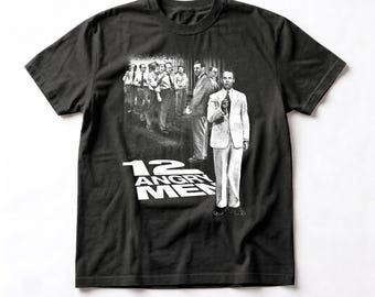 12 Angry Men Movie Shirt, Retro Movie T-Shirt, Vintage Hollywood Tee, 1950s Classic Film Tee, Trendy Graphic Top, Film Fan Gift