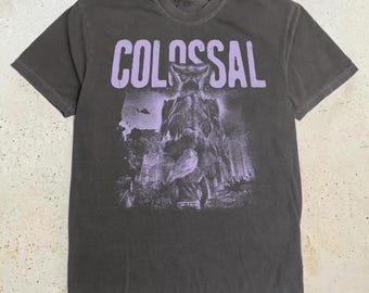 Colossal Movie Shirt, Vintage Anne Hathaway Tee, Retro 90s Kaiju Film Merch, Giant Monster Graphic T-Shirt, Sci Fi Fan Gift