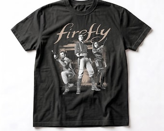 Firefly Tv Show Shirt, Vintage Western Graphic Tee, Space Cowboy Classic TV Merch, Retro Malcolm Reynolds Tee, Gift for Sci Fi Fan