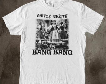 Chitty Chitty Bang Bang Shirt, Vintage Dick Van Dyke Tee, Retro 60s Musical Movie Merch, Gift for Musical Fan, Car Movie Graphic Shirt