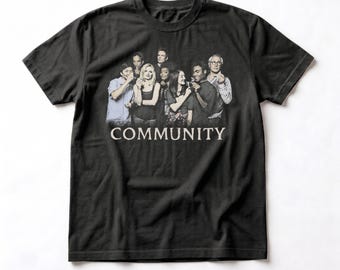 Vintage Community TV Show Shirt, Donald Glover Tee, Retro Greendale Community College Tee, Classic Comedy Sitcom Graphic T-Shirt