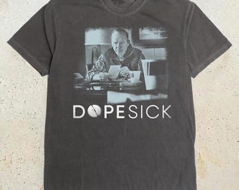 Vintage Dopesick tv-showshirt, retro T-shirt Michael Keaton, klassiek drama miniserie grafisch T-shirt, T-shirt Dr. Samuel Finnix, uniseks T-shirt
