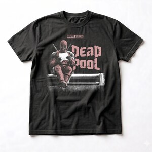 Vintage Deadpool Movie Shirt, Retro Ryan Reynolds Tee, Classic Marvel Studios T-Shirt, Wade Wilson Graphic T-Shirt, Superhero Fan Gift image 3