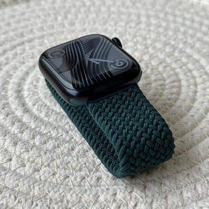 Elastic Apple Watch band made of braided nylon - over 20 colors available - unisex