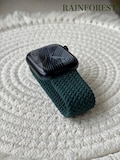 Braided nylon Apple Watch band - elastic watch strap - available in many colors - unisex product logo