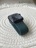 Braided nylon Apple Watch band - elastic watch strap - available in many colors - unisex product logo