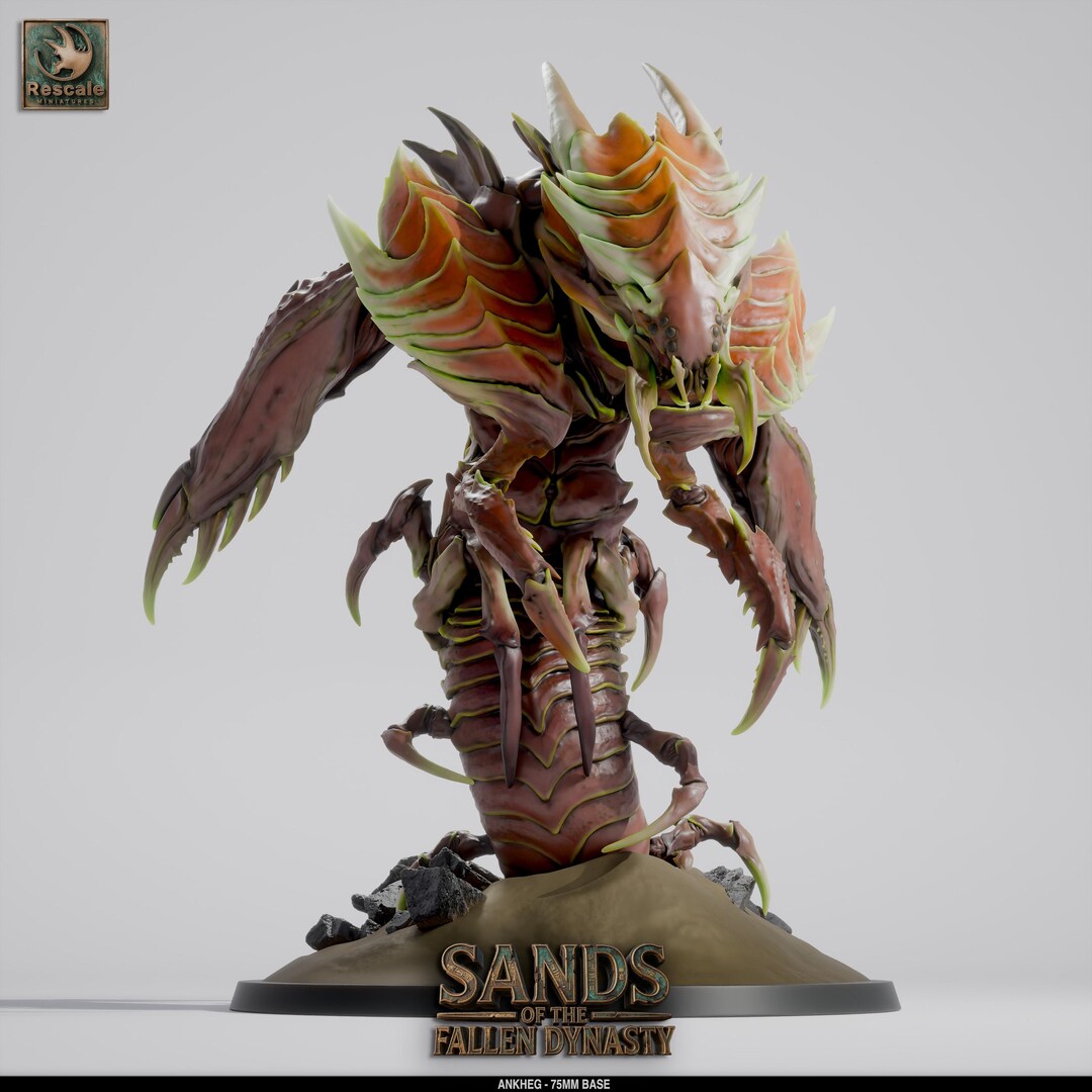 Giant Desert Insect Miniature - Ankheg Burrowing Bug -rescale ...