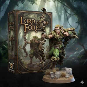 Robin Wood - Include basi gratuite - Miniatura Ranger in resina ABS di alta qualità - Stampa 3D di alta qualità