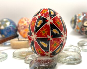 CUSTOM...Turkey Egg Pysanky ukrainian Easter Egg, Batik, Pisanki, Folk Art