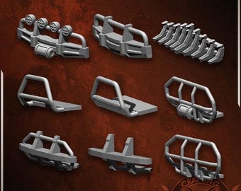 PARE BUFFLES - SET 1 - pour hotwheels