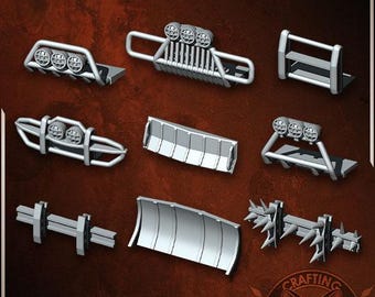 PARE BUFFLES - SET 2 - pour hotwheels