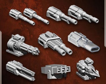 Kit de armas a escala 1:64 para Hot Wheels