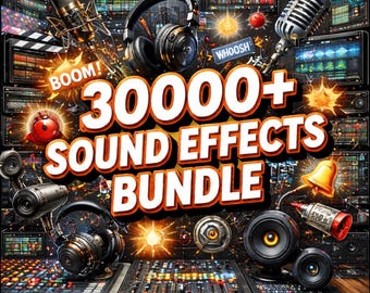 30000 Royalty-Free Sound Effects bundle