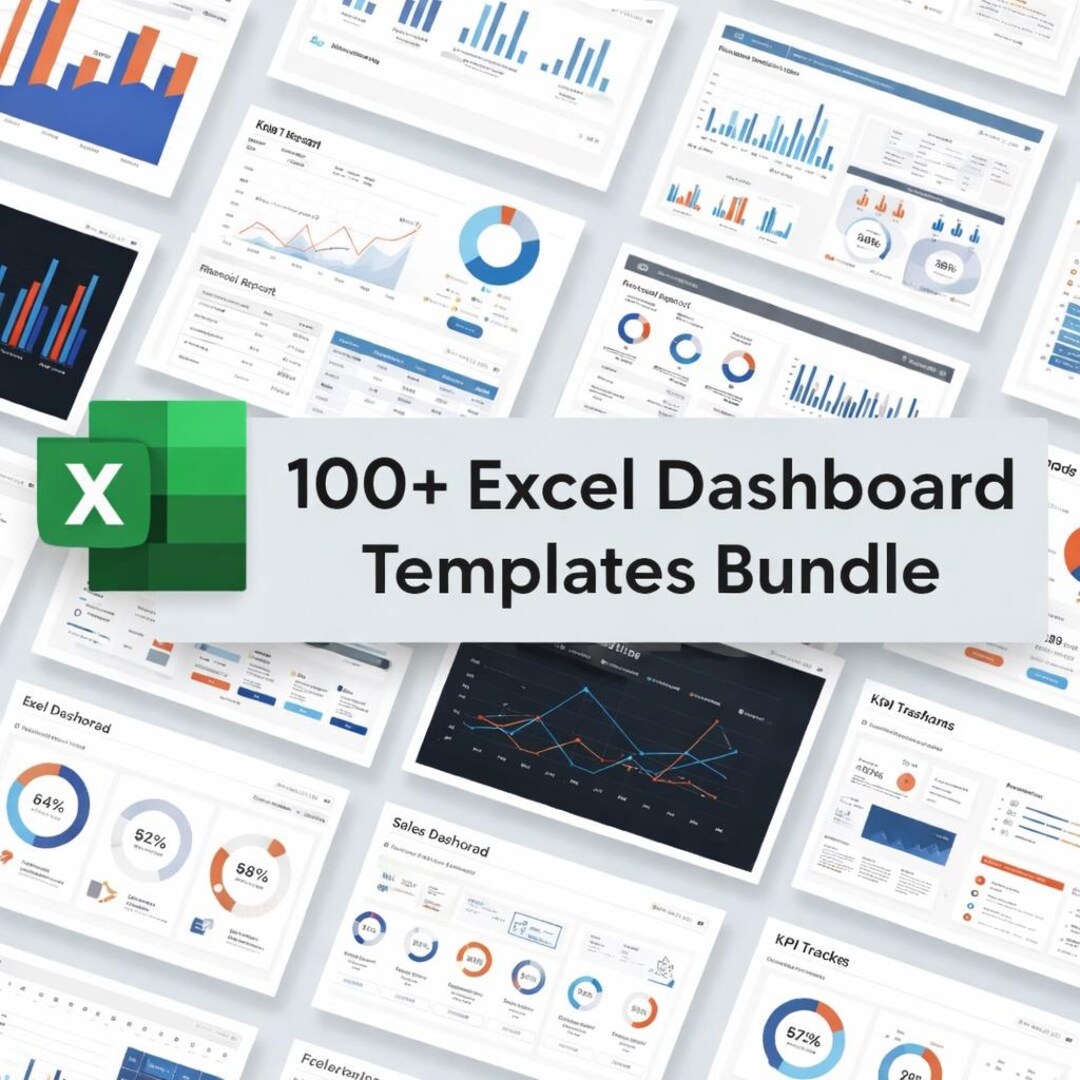100 Excel Dashboard Templates Bundle | Business Analytics & Reporting ...