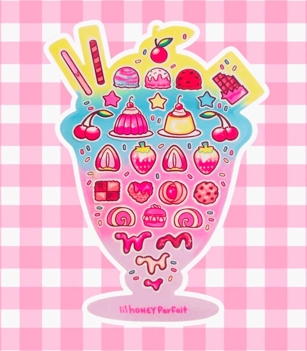 Parfait Sticker Sample Sweet Parfait Sticker Sheet - Etsy