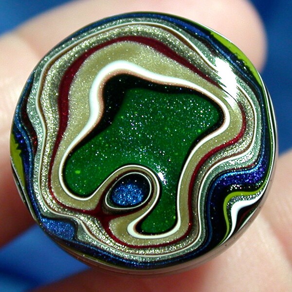 Solid Detroit Agate / Fordite Cabochon    (suzybones)