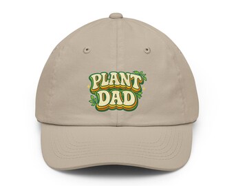Retro Plant Dad Hat | Vintage Cotton Baseball Cap, Houseplant Enthusiast
