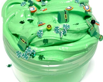 Shamrock Shake Slime Etsy