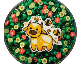 Farm Cow slime Bingsu crunch slime